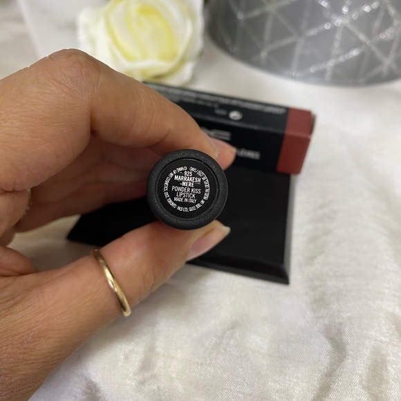 MAC Powder Kiss Lipstick #925 Marrakesh Mere Full Size 0.1 OZ/3g - Picture 5 of 5